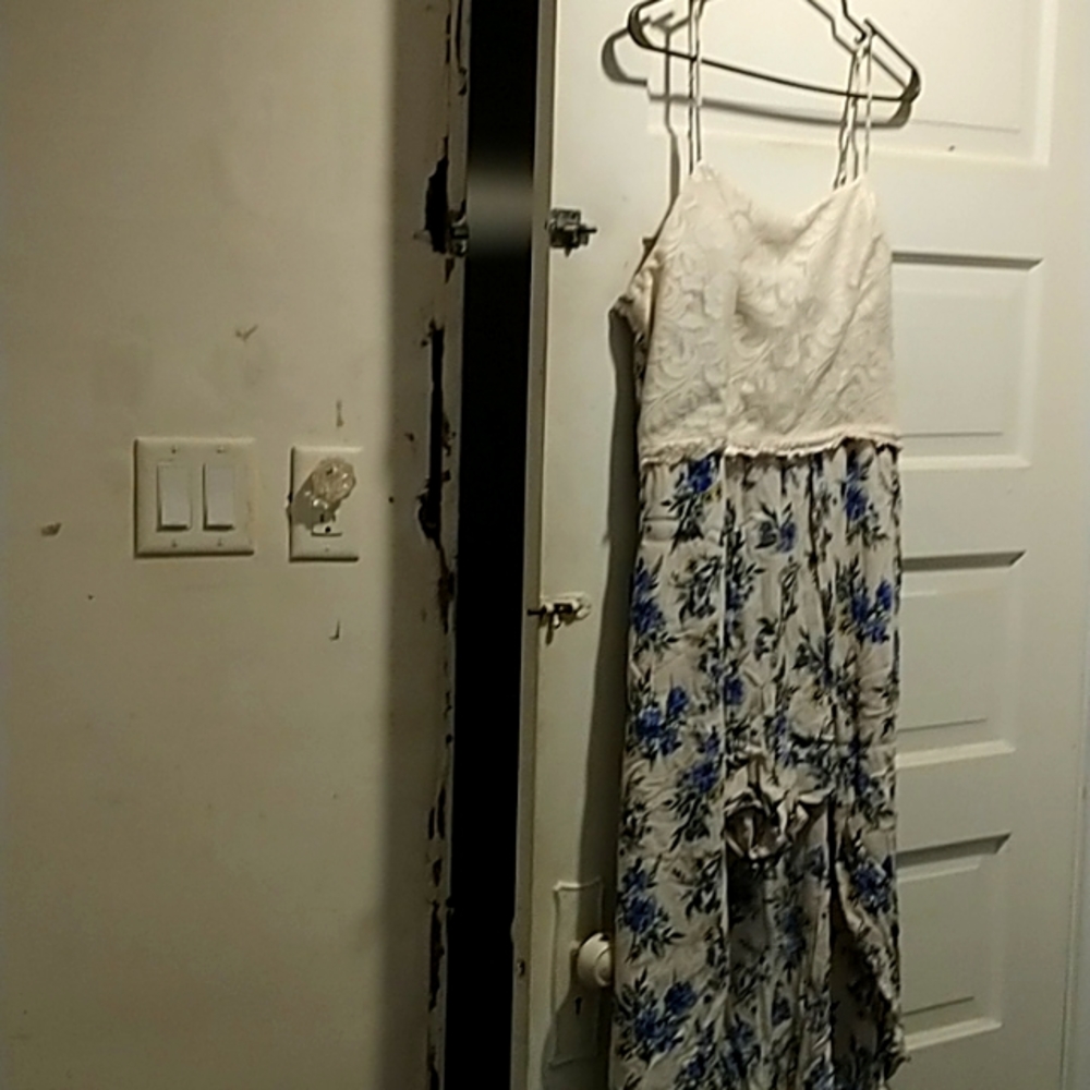 Floral romper dress